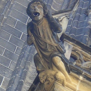 Waterspuwer Sint Vitus cathedraal.