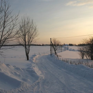 Winter in Tsjechisch Siberië
