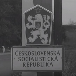 Duits-Tsjechoslowaakse grens bij Cheb (1968)