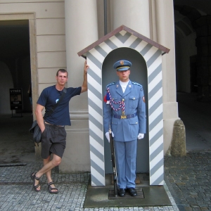Changing of the guards bij de Burcht in Praag