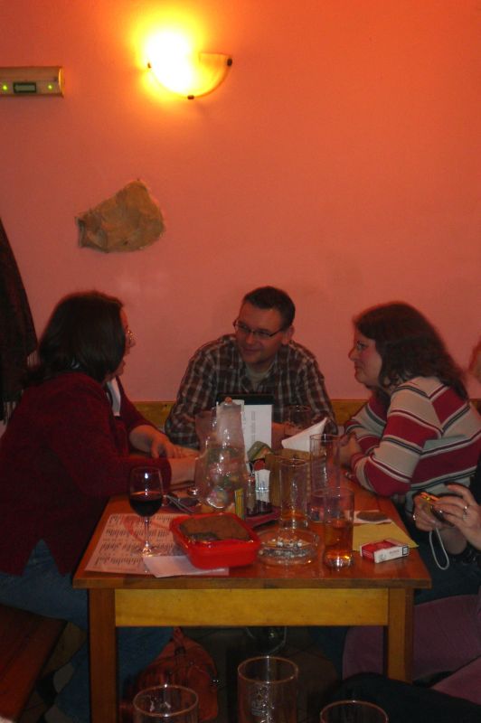 Meeting in "De Rode Kabouter", Praag 6 december 2008.