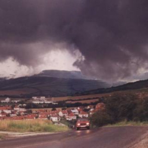 Onweer in Moravie