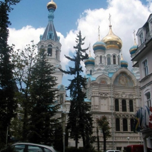 Russisch orthodoxe kerk in Karlovy Vary
