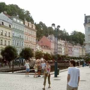 Karlovy Vary, de flaneermijl...