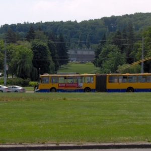 trolleybus in zlin