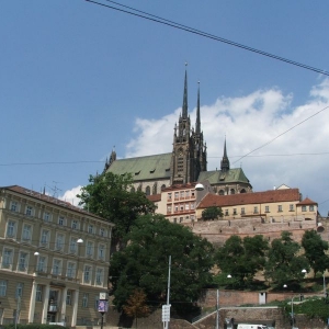 De grote kerk in Brno