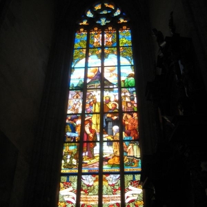 Glas in lood St. Barbora