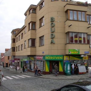 Straathoek in Uherský Brod