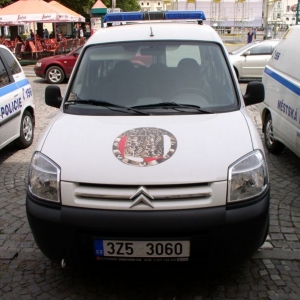 Citroën van de politie in Uherské Hradištì