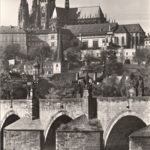 Oude ansichtkaart Praag -  Karlsbrug