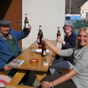 altijd feest bij de buurman