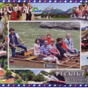 Raften in Slowakije op de rivier de dunajecSpisska Stara ves over de Dunaje