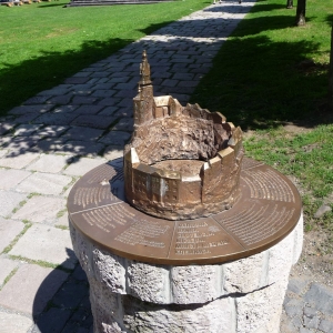 leuke richting aanduiding in Kremnica