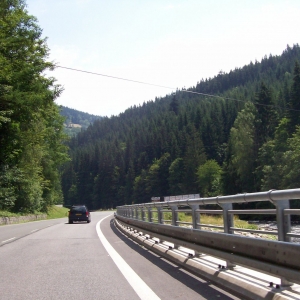 onderweg in het reuzengebergte