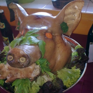 Slachtfeest bij Hotel pod Zvicinou.