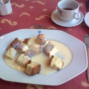 Dukátové buchticky met vanillesaus.