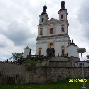 De kerk van Luze in Oost-Bohemen