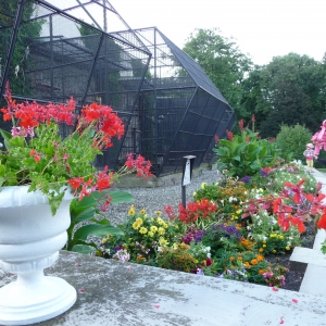 In de tuin van kasteel Kromeriz