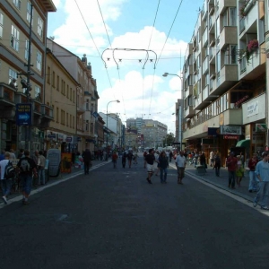 Winkelstraat te Pardubice
