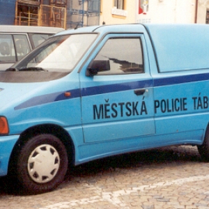 Tatra Beta van de politie in Tabor