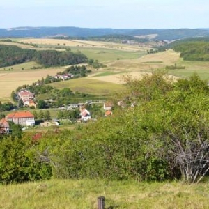 uitzicht op Koneprusy