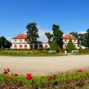 Zámek Mnichovo Hradiště panoramafoto