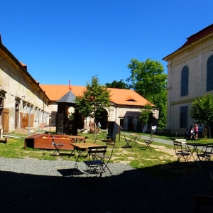 Valdštejnská Lodžie binnenhof