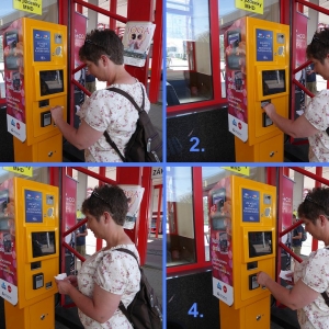 Liberec Fügnerova kaartjesautomaat