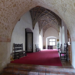 Kasteel Telč: gotische hal
