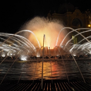 Mariánské Lázně: Zpívající fontána (zingende fontein)
