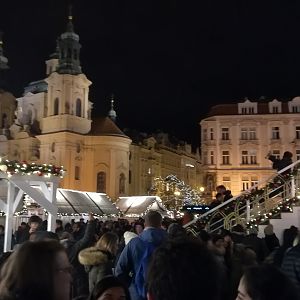 During my cycle trip through Prague 27 december 2018