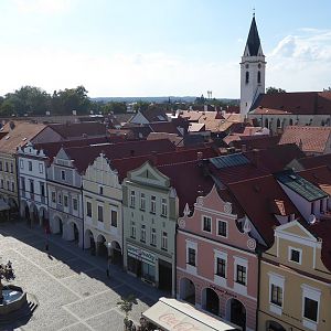Třeboň - uitzicht vanaf de raadhuistoren