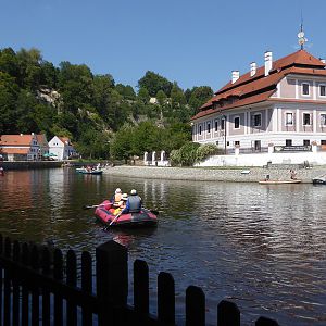 Český Krumlov: langs de Vltava