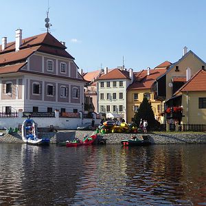 Český Krumlov: langs de Vltava