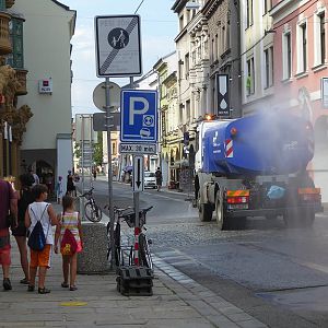 České Budějovice: stadsreiniging