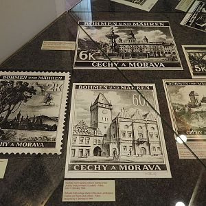Vyšší Brod : postzegelontwerpen voor Böhmen und Mähren