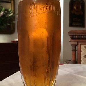 Plzeň: een koel glas Pilsener Urquell