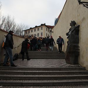 oude trappen van de Burcht