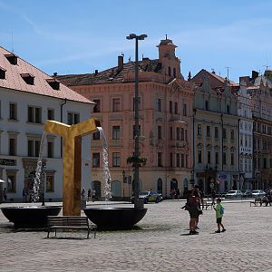 Plzeň: centrale plein