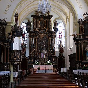 Horšovský Týn : Kostel sv. Petra a Pavla interieur