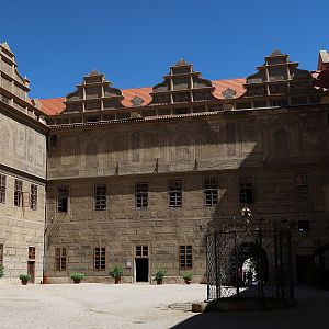 Horšovský Týn : kasteel - binnenhof