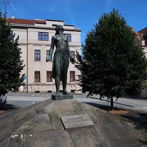 Domažlice: monument voor nazi-slachtoffers