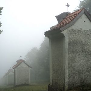 Jiřetín pod Jedlovou - Křížová hora en Křížová cesta