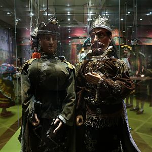 Chrudim: twee adellijke marionetten uit de 19e eeuw