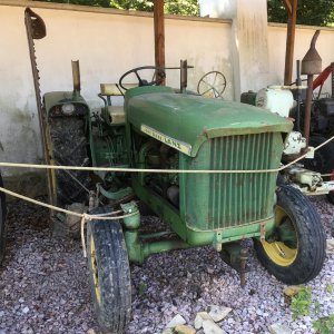 Jakubův Nový Dvůr: John Deere - Lanz tractor uit de jaren zestig