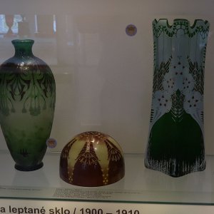 06 Nový Bor glasmuseum - Jugendstilglas 1900-1910