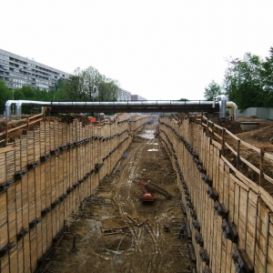 Praag - Prosek metrobouw