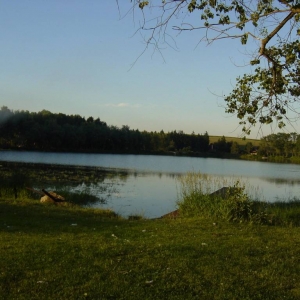 het meer bij camping Vidlak