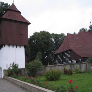Slavonov, houten kerkje
