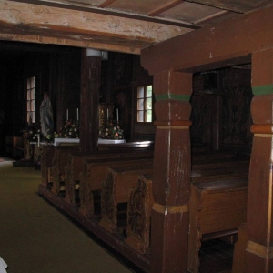 Slavonov, binnenkant kerkje